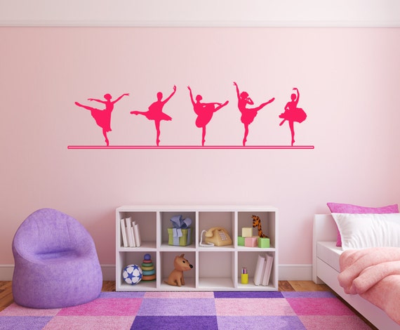 Ballet Dancer Positions, Ballet Line, Decal Sign Sticker for Windows, Walls and more. Custom Sizes available (#152)