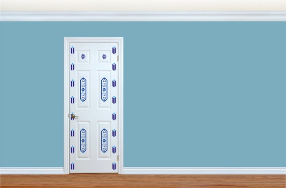 Decorative Princess Door Decal Sticker . (#1)