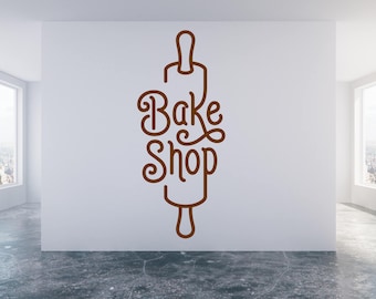 Bakery vinyl decal sticker. Various colours and size options.(#222)