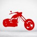 Easy Rider Style Motorcycle Motorbike. Choppervinyl Wall Art - Etsy