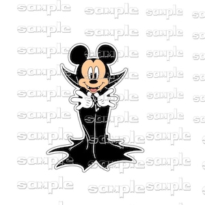 DISNEY Halloween Mickey vvv Premade Scrapbook Page Paper Piece die cut Embellishments