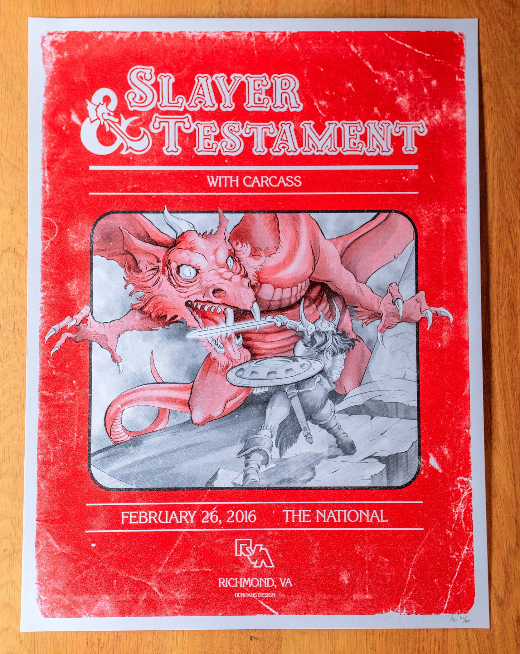 Slayer 1980s Dungeons & Dragons Player's Manual Gig Etsy UK