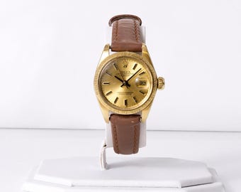 Pre-Owned 1979 Rolex Oyster Perpetual Datejust 26mm 18k Yellow Gold
