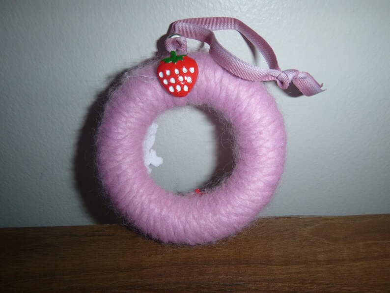 Strawberry Shortcake Ornament Christmas Ornament Mini Wreath Ornament