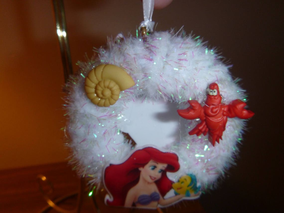 Ariel Ornament / Little Mermaid Ornament / Christmas Ornament Etsy