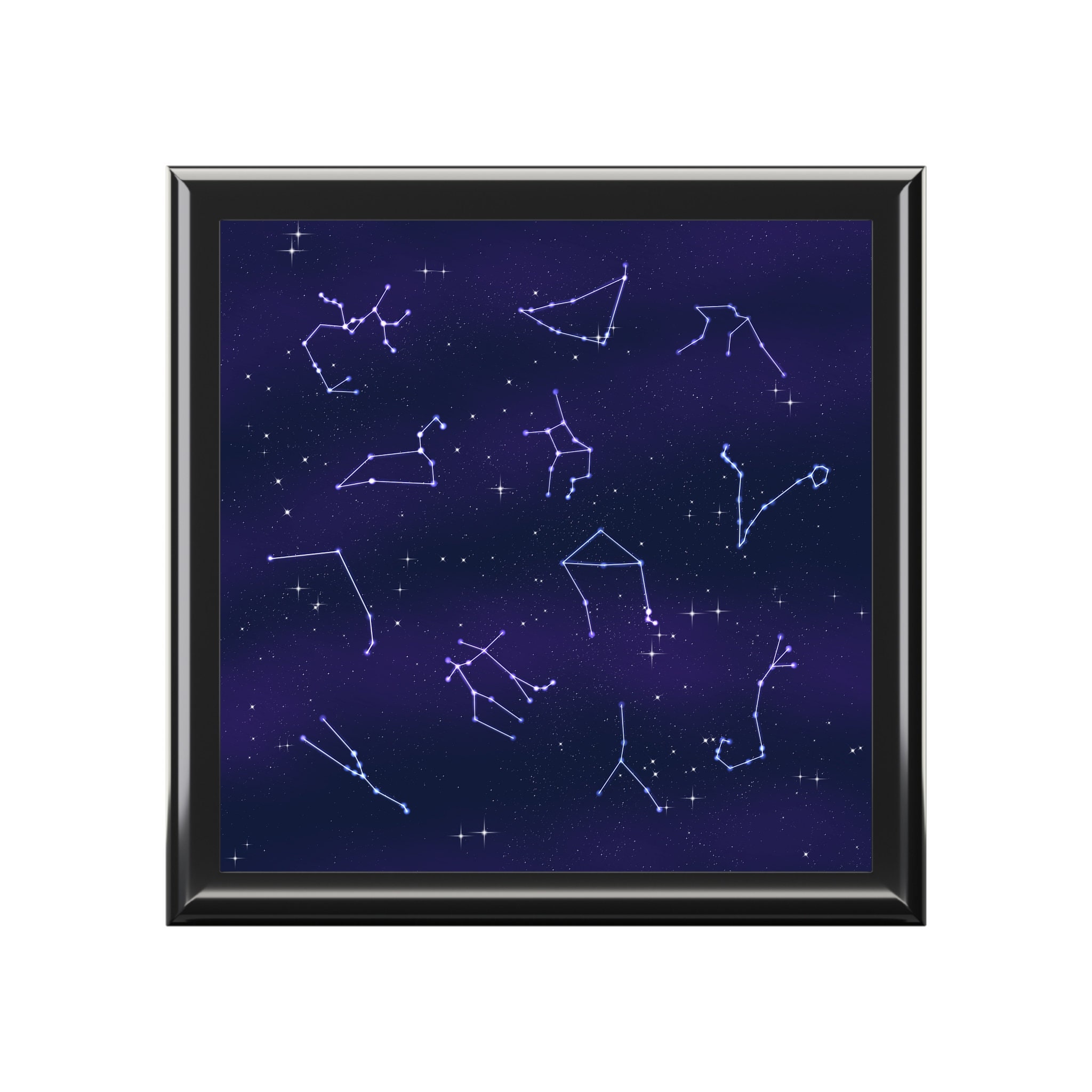 Constellation Runes Zodiac Constellations Tarot Box | Celestial Witchy Aesthetic | Tarot ...