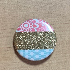 Pansexual Pride Washi Tape Pin Pinback Button LGBTQ Gift