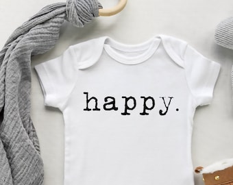 Glücklicher Boho Baby Body®, Neugeborener Body aus Bio-Baumwolle, Babypartygeschenk