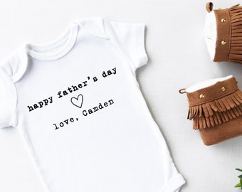 Vatertag Body® Erster Vatertag, Vatertag Baby Body, Benutzerdefinierte Baby Body®, personalisiertes Geschenk zum 1. Vatertag