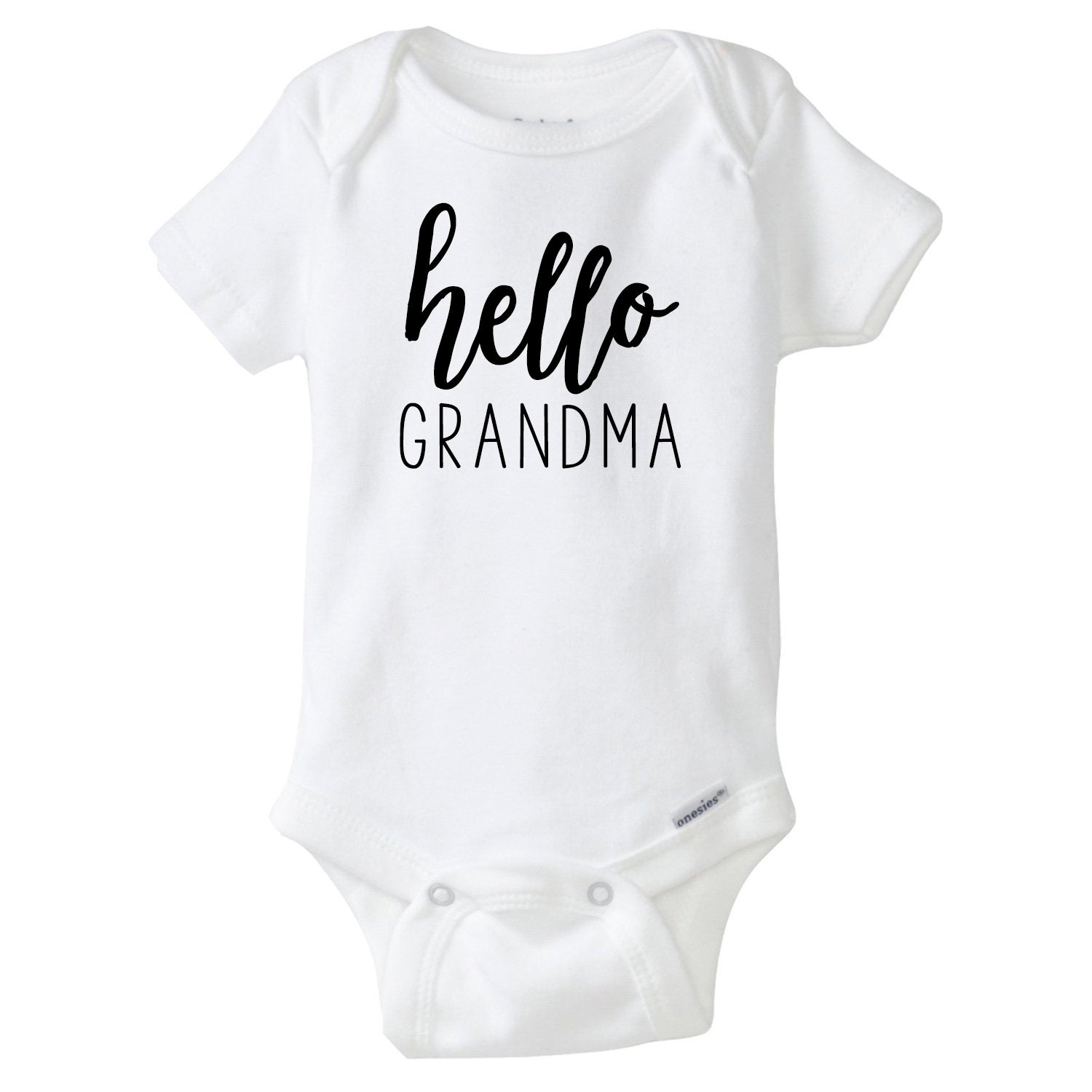 hello grandma onesie