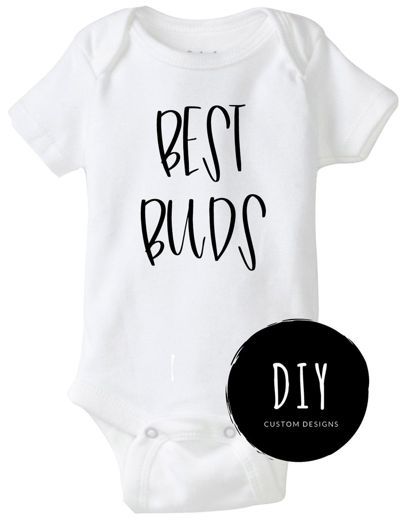 Baby Shower Gift Best Buds Twins Baby Onesies\u00ae Baby Bodysuit Set of 2 Twins Baby Onesies\u00ae Best Buds Twins Coming Home Outfit Newborn