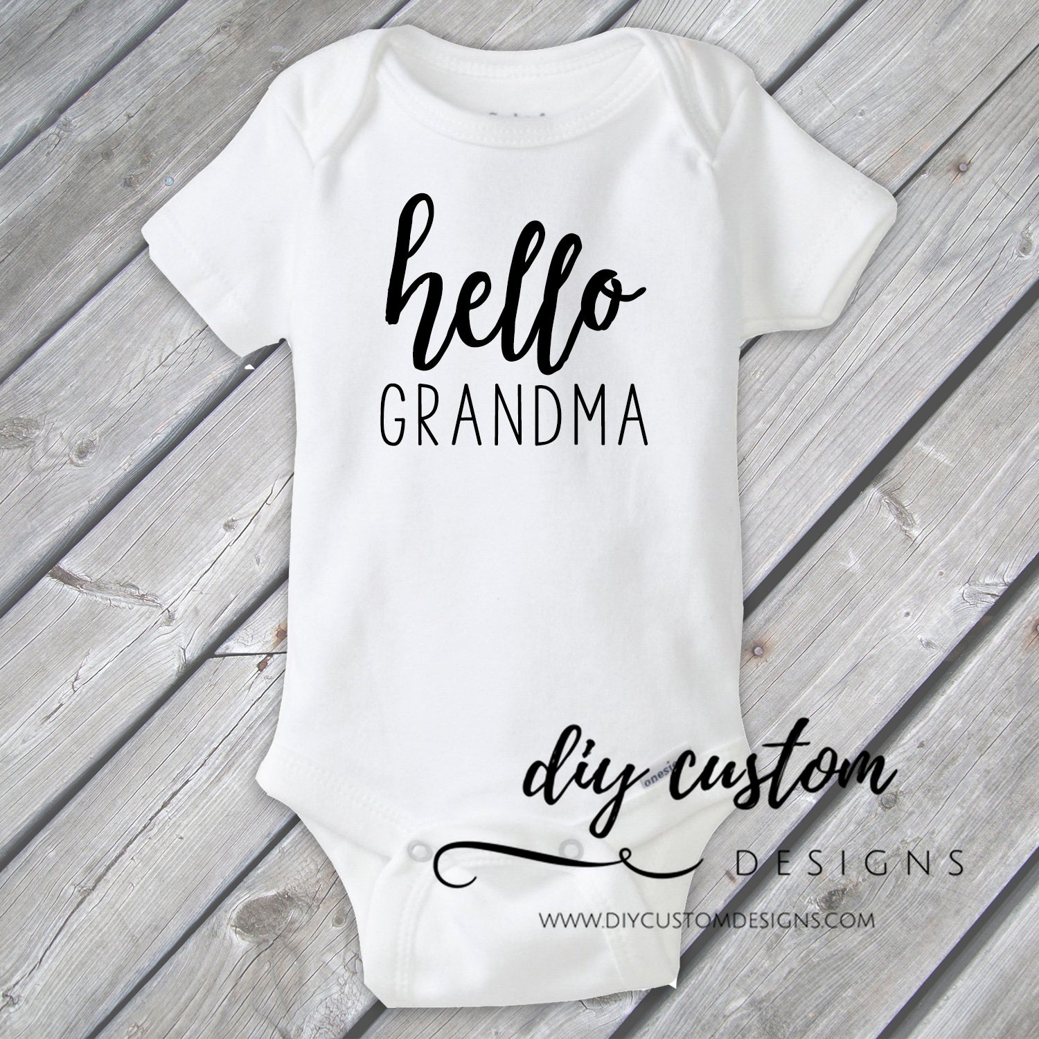 grandparent onesie announcement
