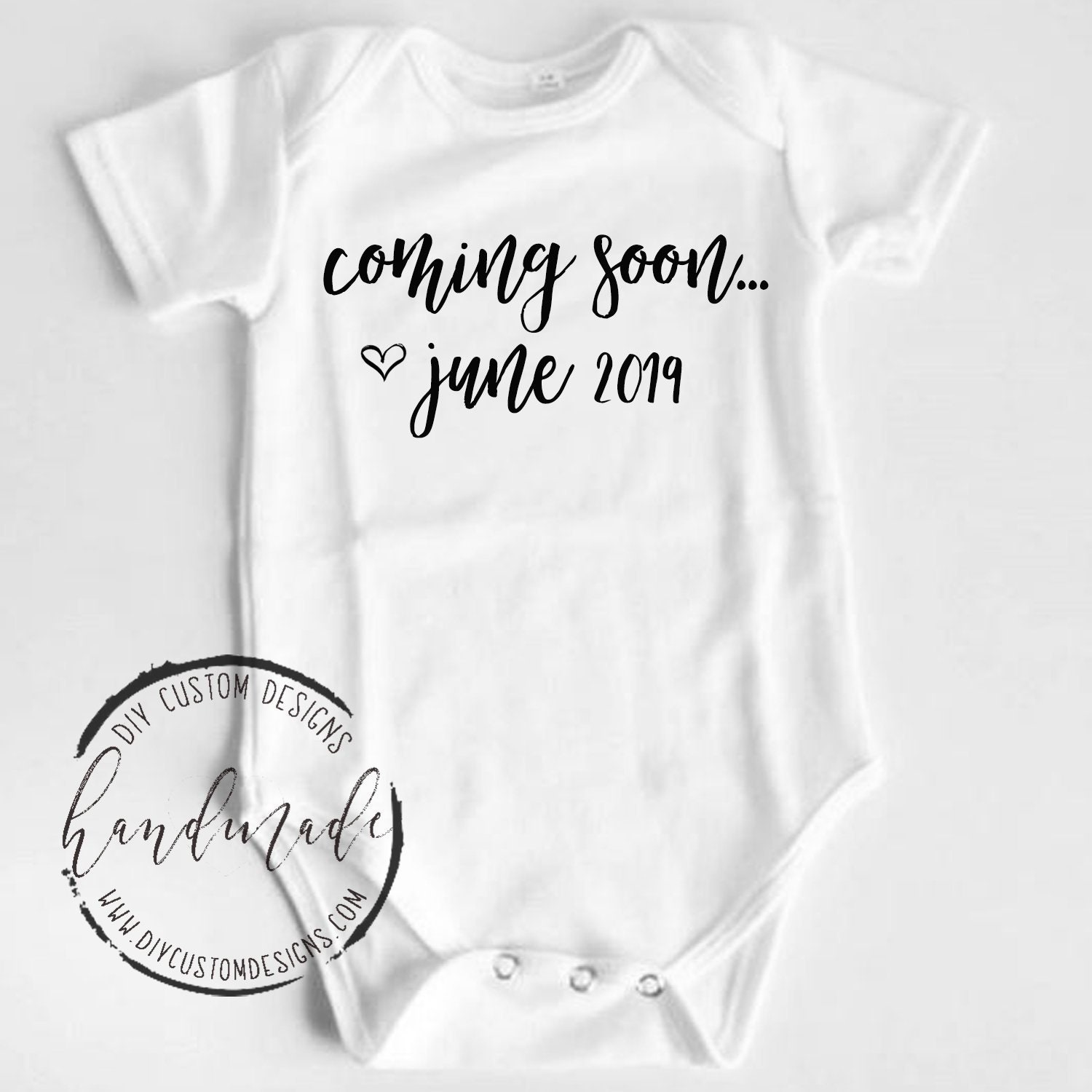 Coming Soon Baby Announcement Onesies Pregnancy Announcement