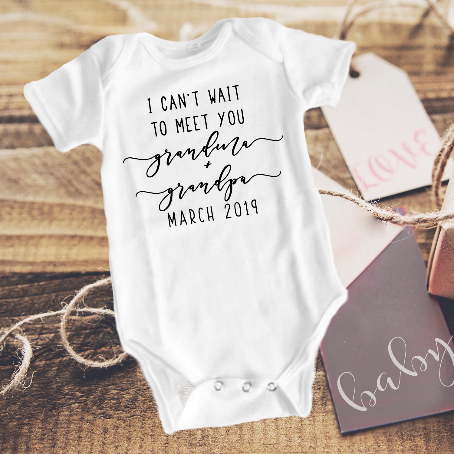 grandparent birth announcement