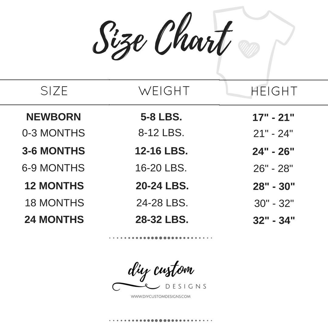 Yl Size Chart