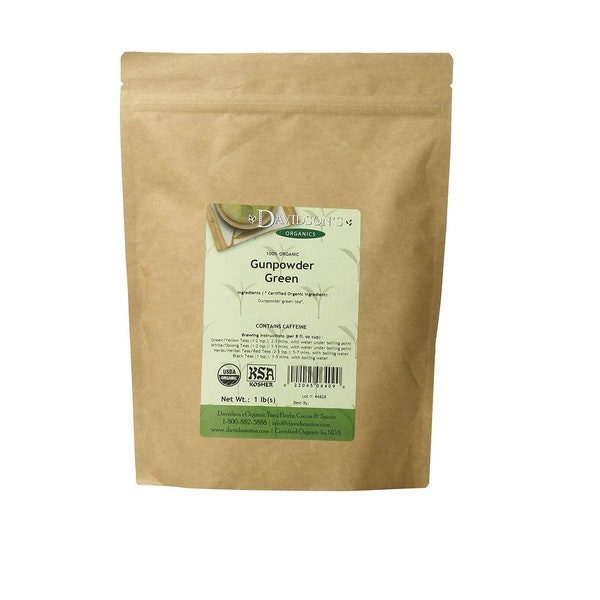 Organic Loose Tea Leaves Bulk 1 lb High Quality Freshness Sealed Excellent for Brewing Kombucha or Jun