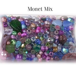 Glaspärlmixer Grupp 1 av 4: Säsongsblandningar. En behållare med glaspärlmix. Monet Mix