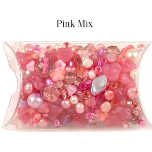 Glaspärlmixer Grupp 1 av 4: Säsongsblandningar. En behållare med glaspärlmix. Pink Mix