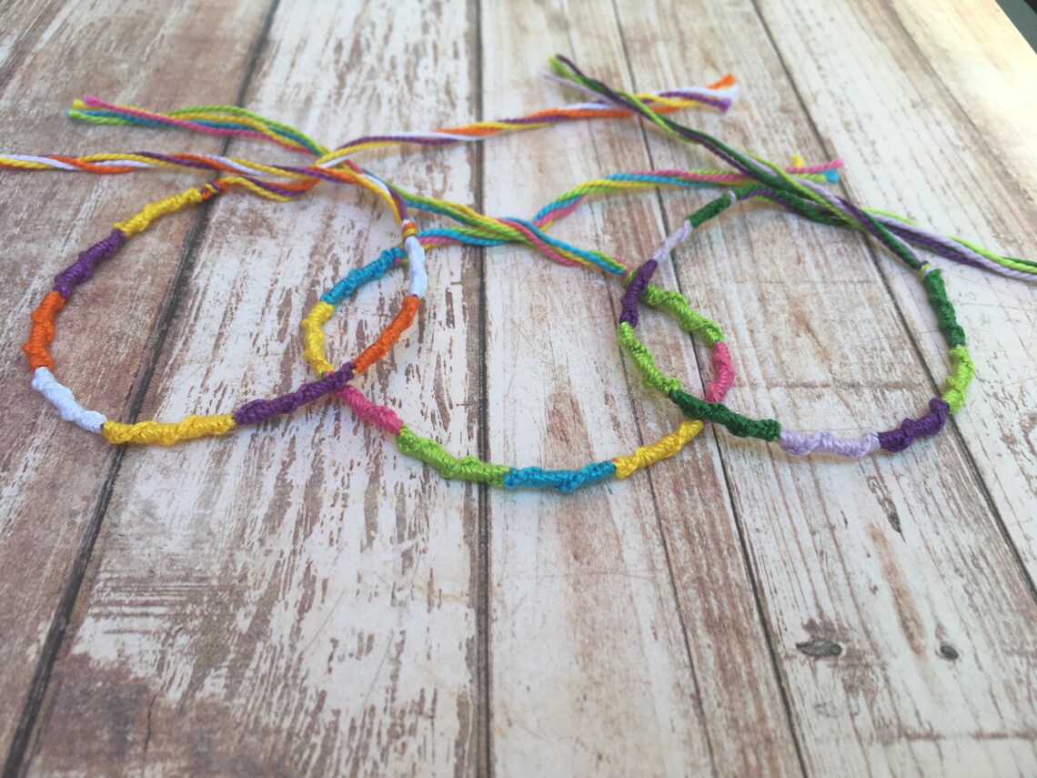 Custom String Bracelet Chinese Staircase Bracelet Friendship Etsy