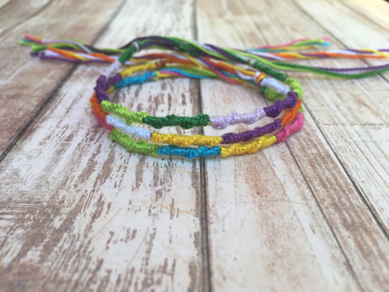 Custom String Bracelet Chinese Staircase Bracelet Friendship Etsy