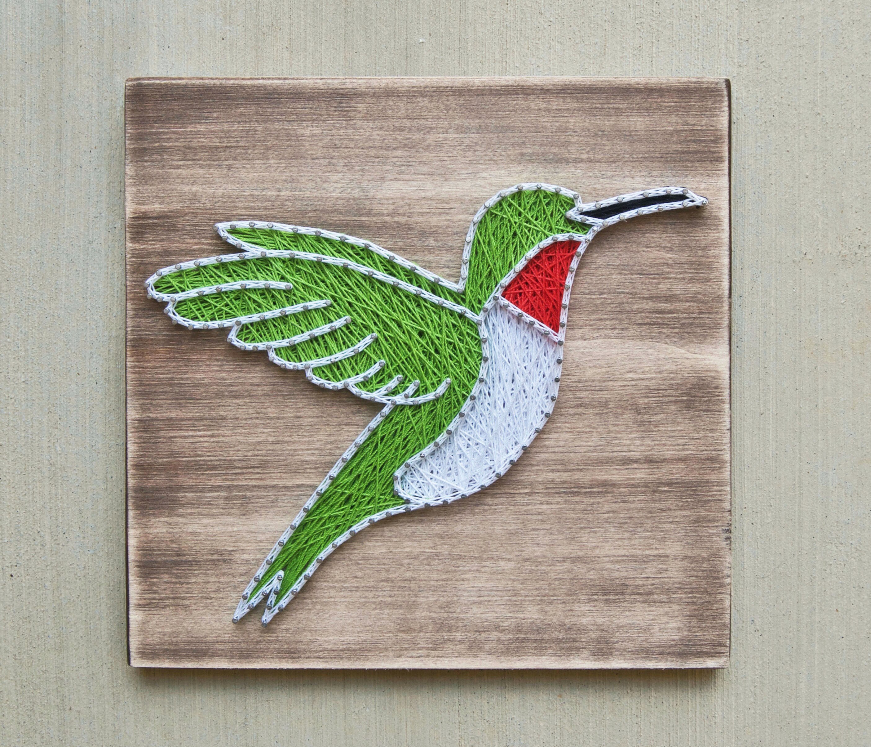 Hummingbird String Art Hummingbird Hummingbird Gifts | Etsy