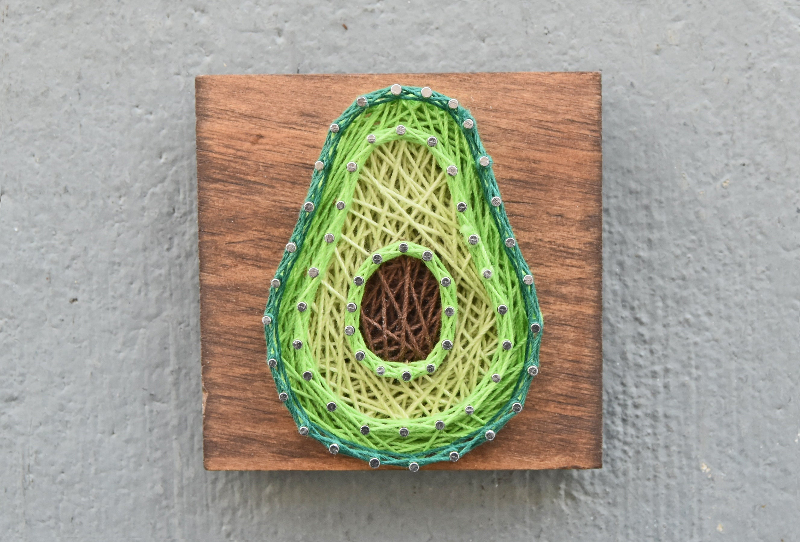 Avocado String Art Avocado Gift Small Gifts String Etsy