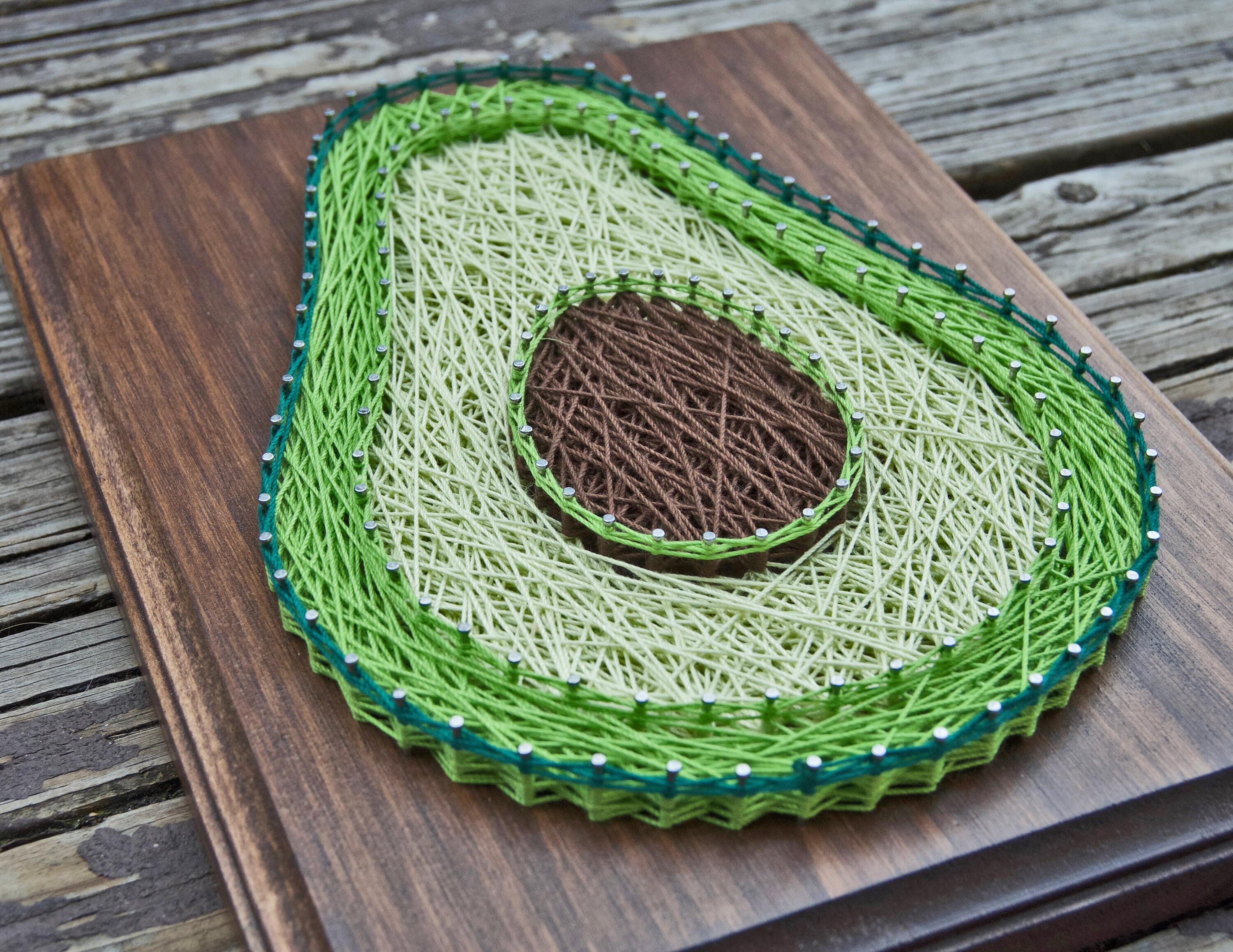 Avocado String Art Avocado Gift Kitchen Signs String Art Etsy