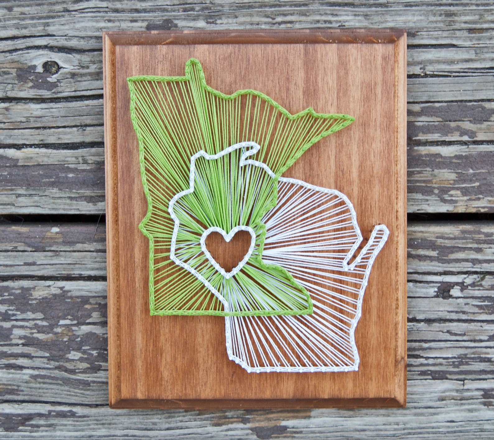 State String Art Two State String Art Home Decor College - Etsy