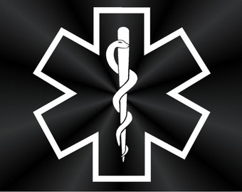 Paramedic Sticker Ems Car Decal Paramedic Decal Medic Etsy
