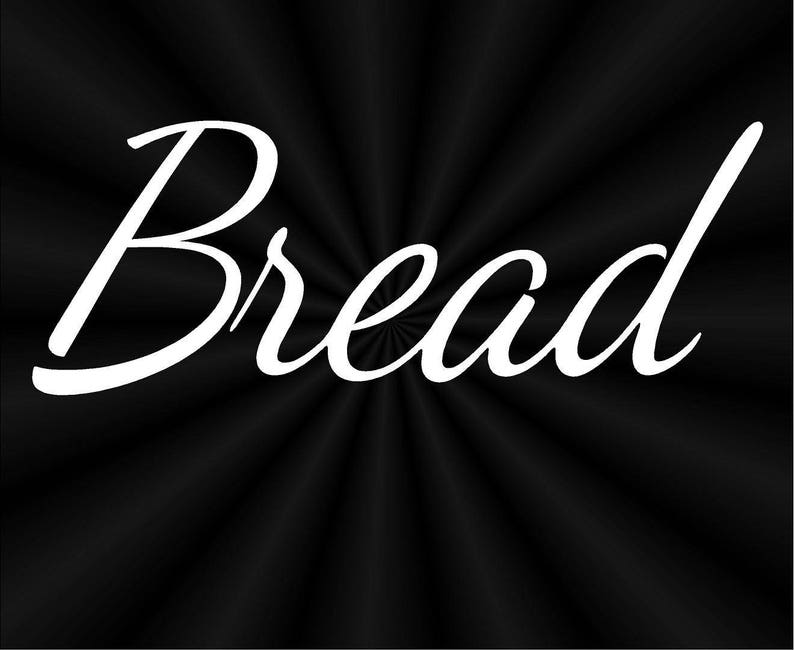 Bread Box Decals Label Car Window Vinyl Decal Sticker Etsy