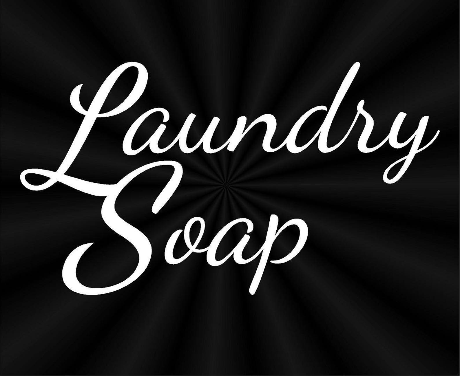 Laundry Soap Labels Vinyl Decals Stickers 10836 Etsy