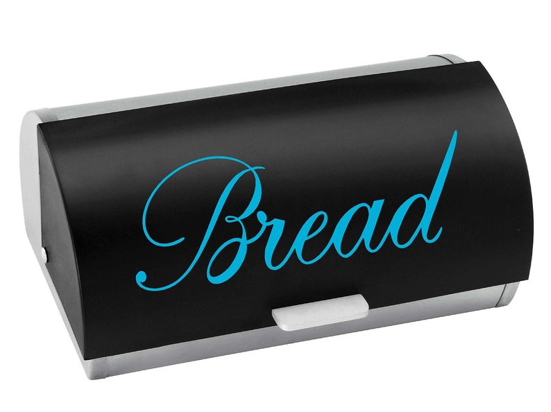 Bread Box Lettering Labels Vinyl Decals Stickers 10833 Etsy