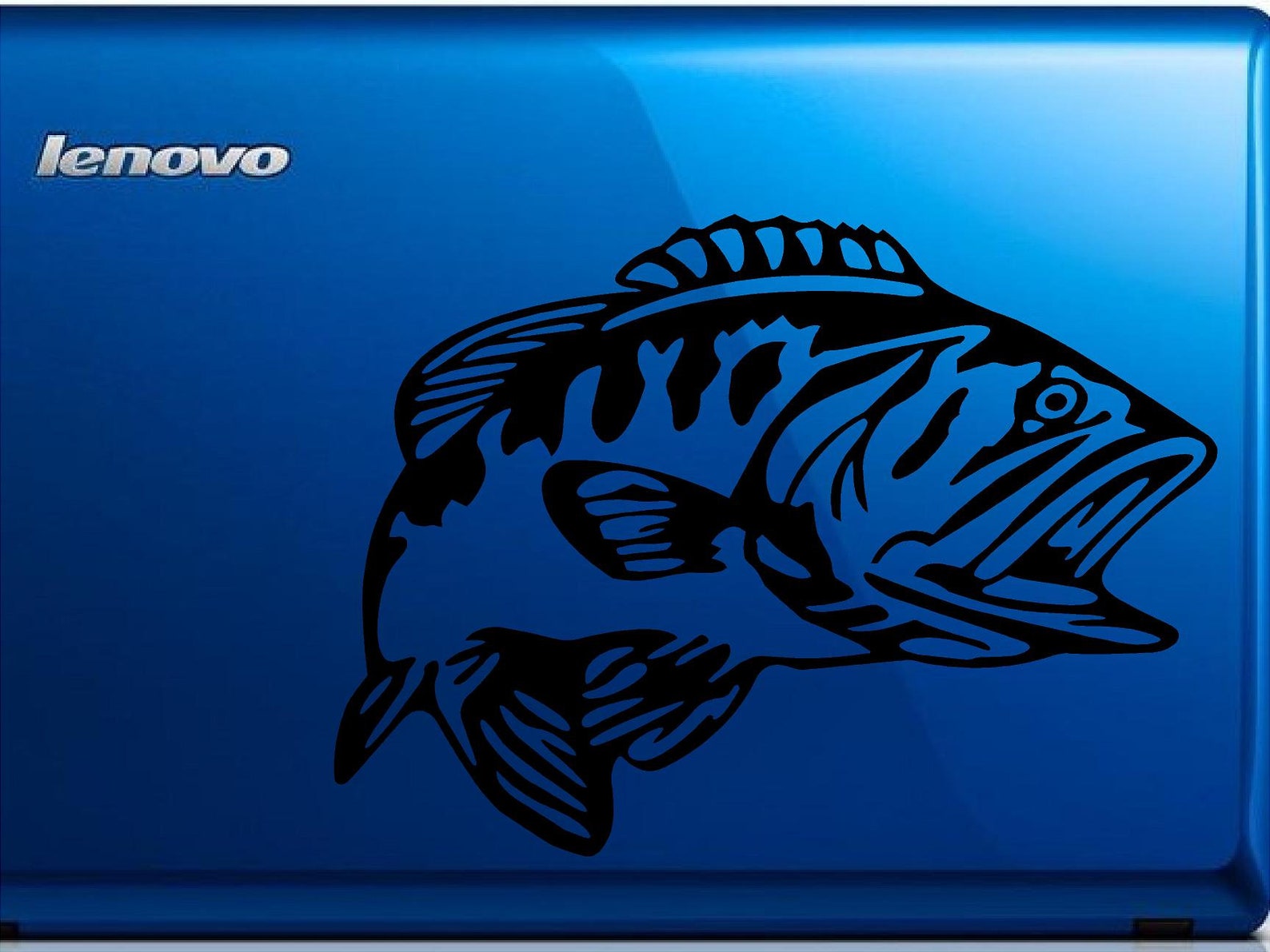 Bass Decal Fish Car Truck Wall Window Vinyl Decal Etsy