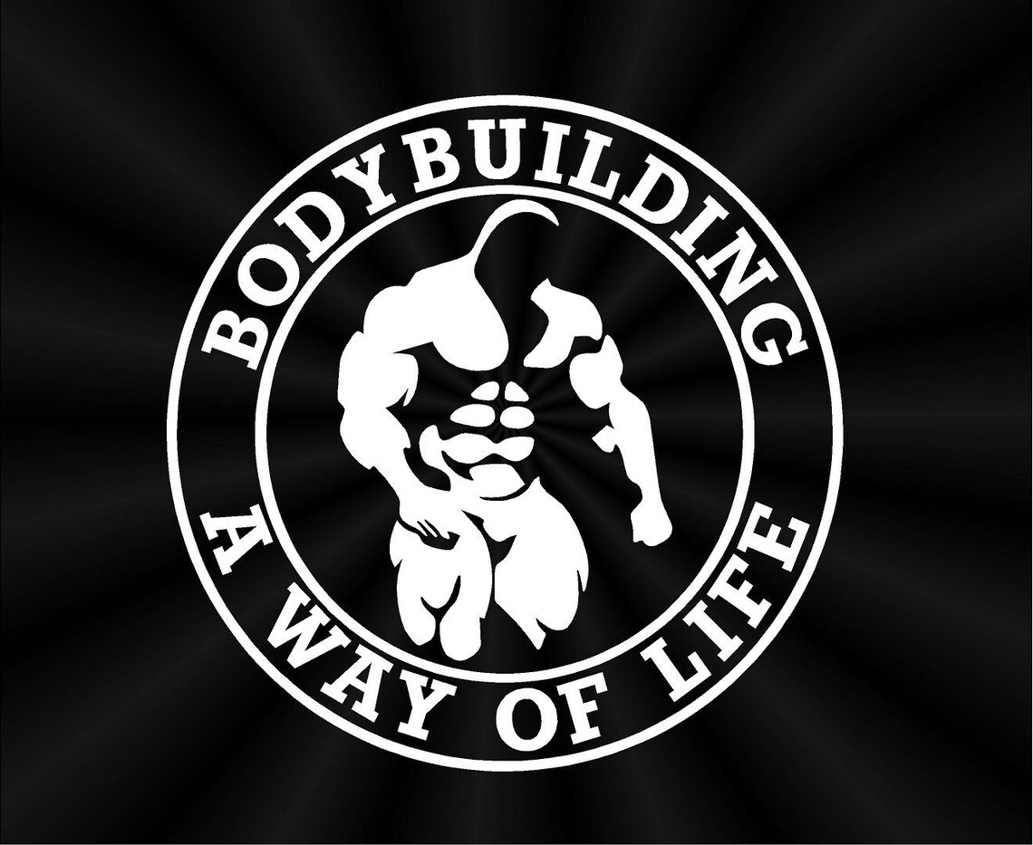 Bodybuilding Decals Car Trucks Window Vinyl Decal Etsy