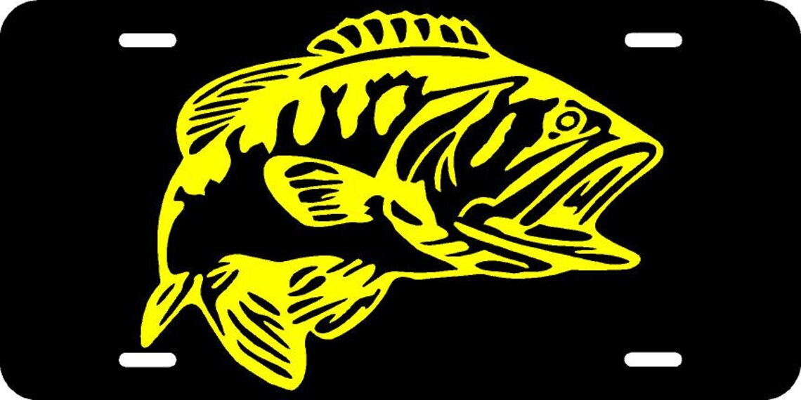 Bass Decal Fish Car Truck Wall Window Vinyl Decal Etsy