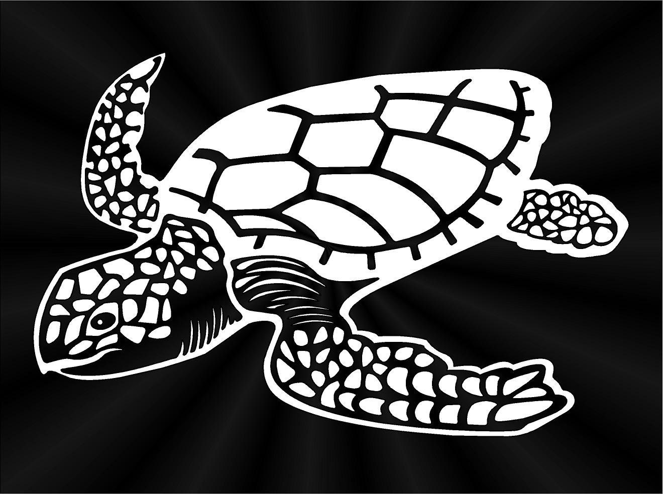 Sea Turtle Decals Car Truck Wall Vinyl Window Stickers Etsy