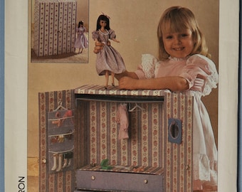 Barbie , Wardrobe Case , Clear , Lavender , Wardrobe & Doll Carry