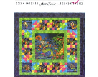 Laurel Burch Ocean Songs Quilt Kit