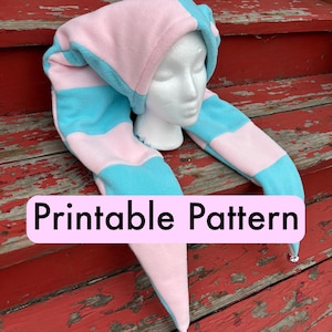 Jester Hat Schnittmuster und Anleitung (Digitaler Download)