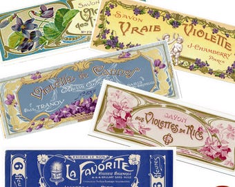 5 kwiatowych etykiet na stół weselny w stylu vintage, ozdoby na doniczki, etykieta na doniczki w stylu paryskim, wystrój kuchni, sztućce, doniczki, do druku, kwiatowe opakowania, francuska etykieta