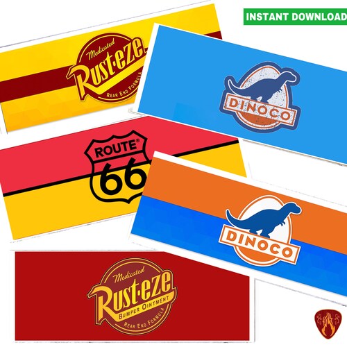 Rusteze Cars Racing Labels Motor Oil Tin Can Party Themed - Etsy