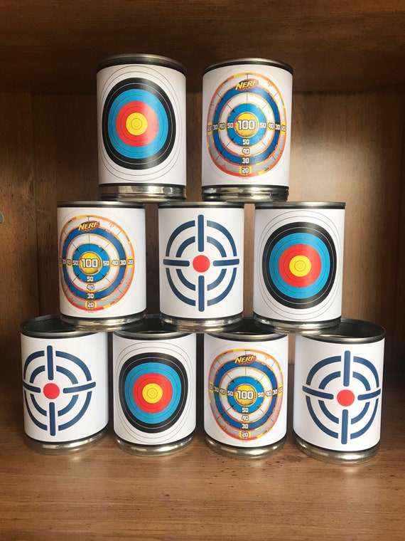 nerf gun target game