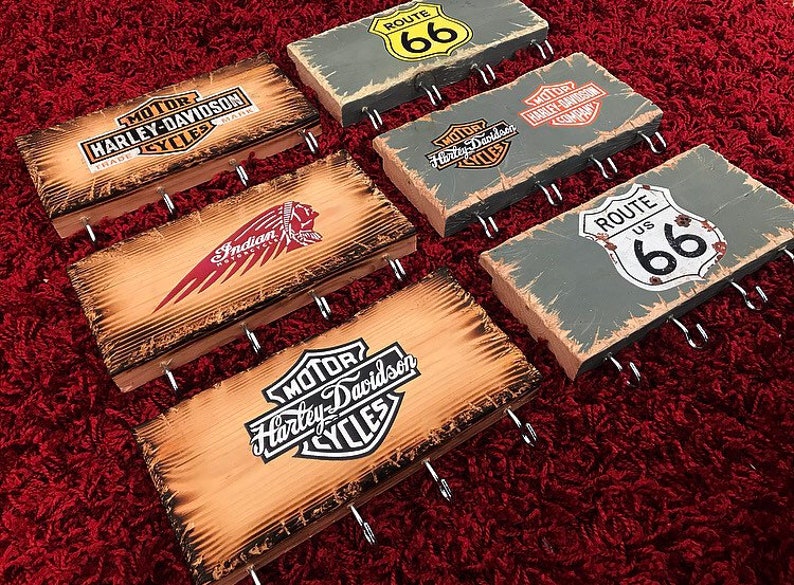 Harley Davidson key hanger / Rack Etsy