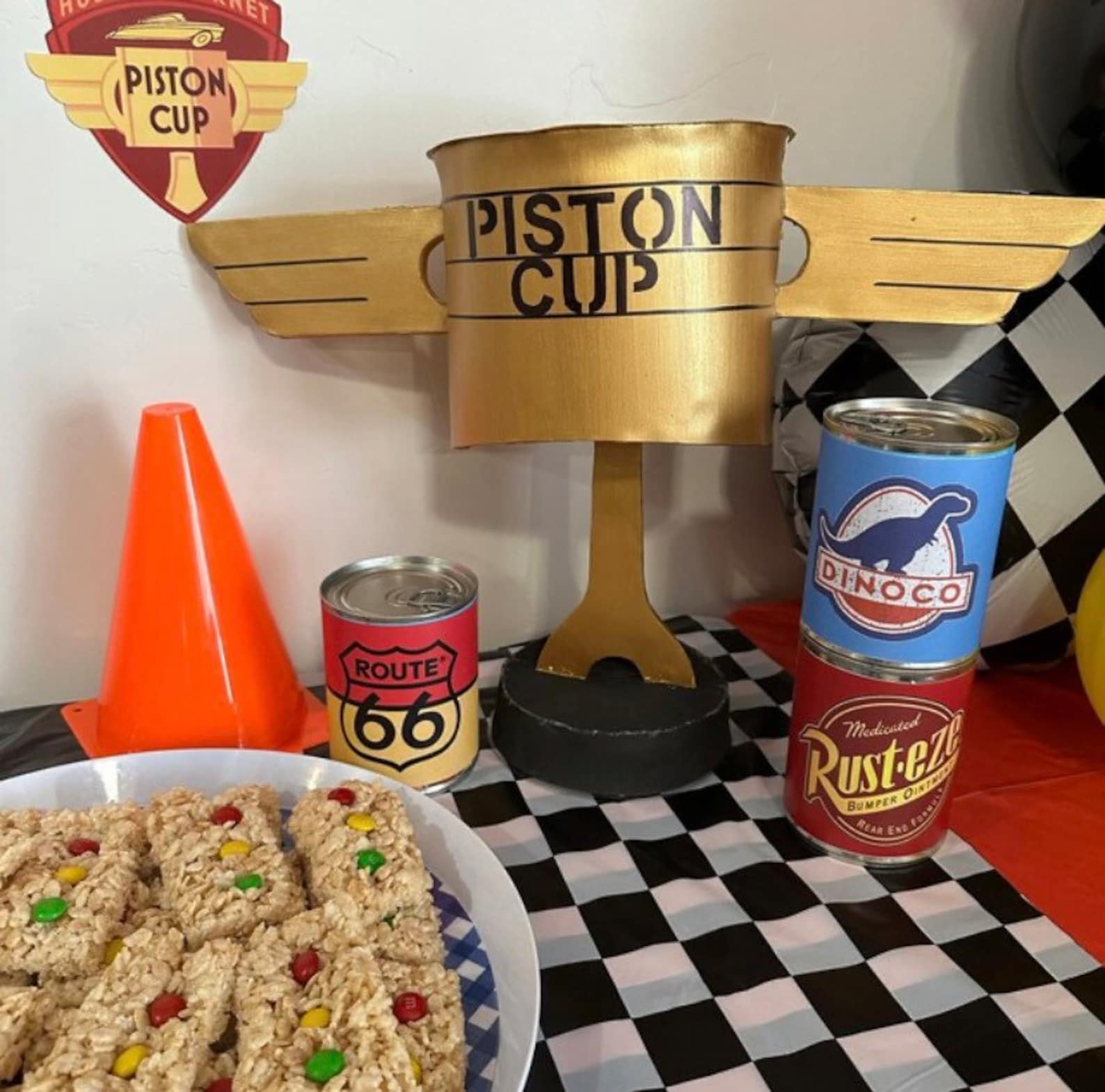 Rusteze Cars Racing Labels Motor Oil Tin Can Party Themed Prints Set of ...