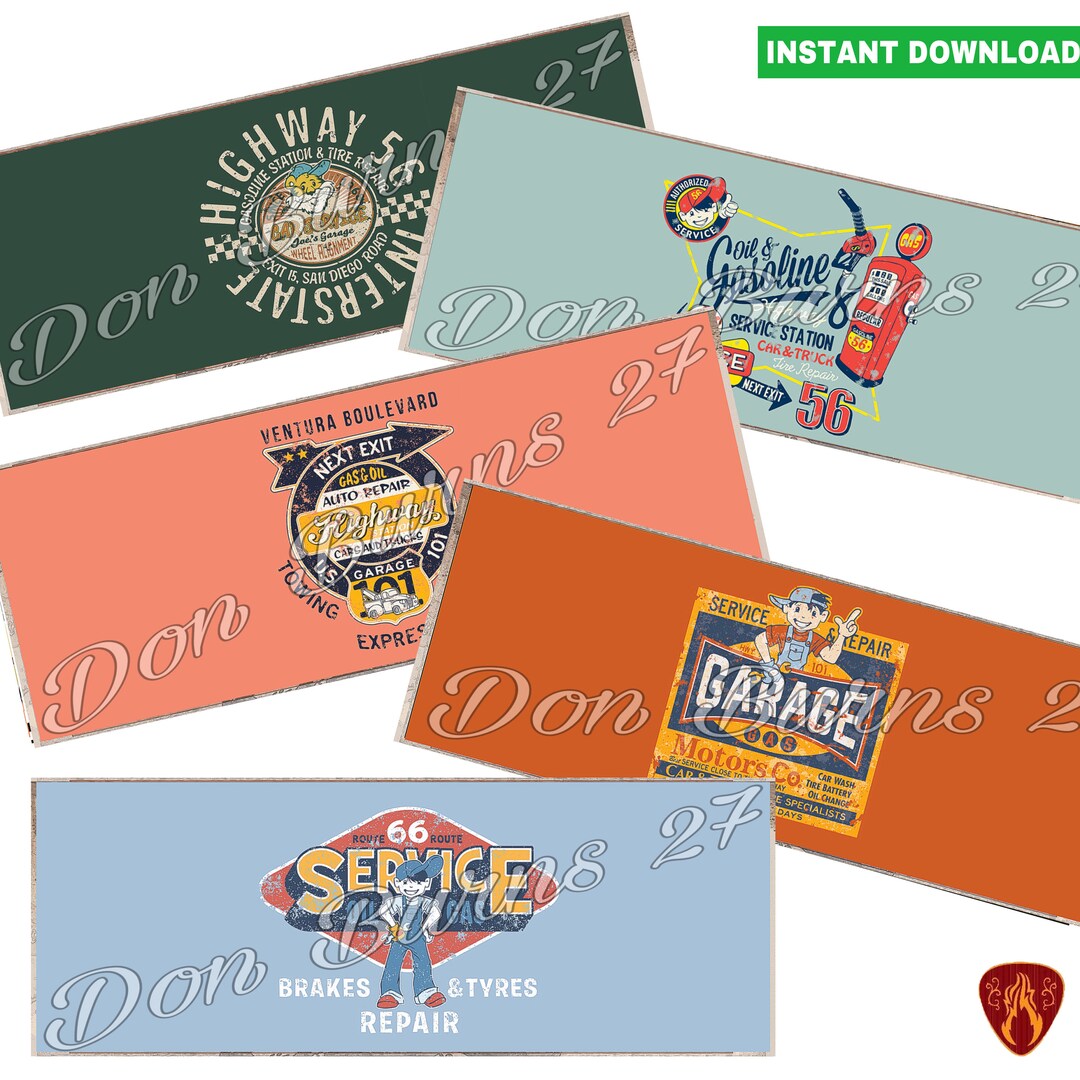 Kids Birthday Party Oil Can Labels Set of 5 Printable Digital Prints ...