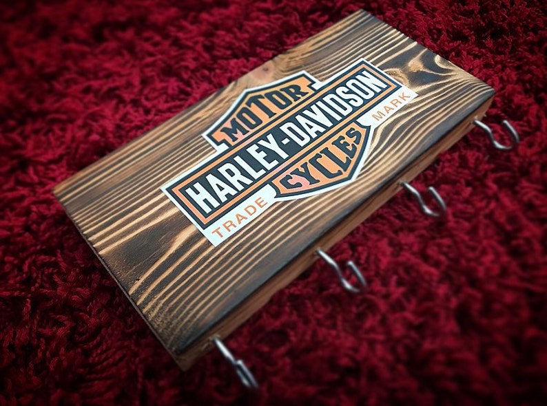 Harley Davidson key hanger / Rack Etsy