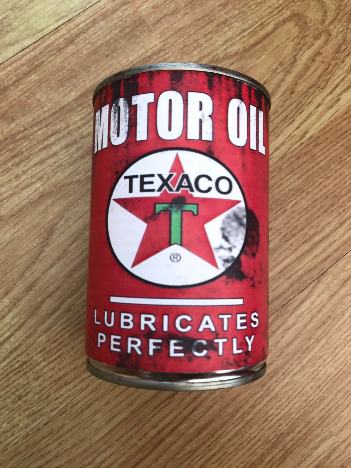vintage motor oil can labels set of 5 printable digital