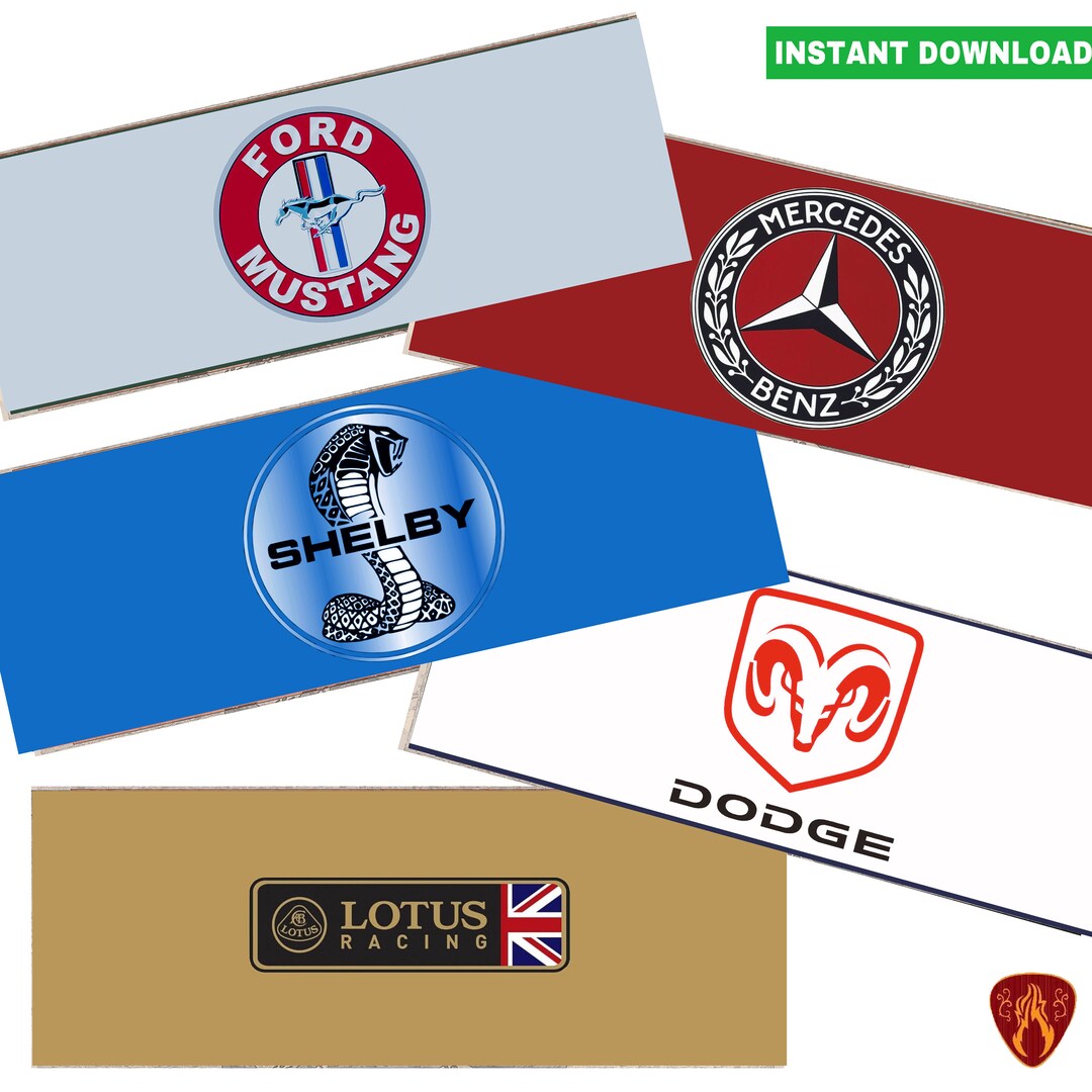 Sports Car Party Labels Set of 5 Printable Digital Prints Instant ...