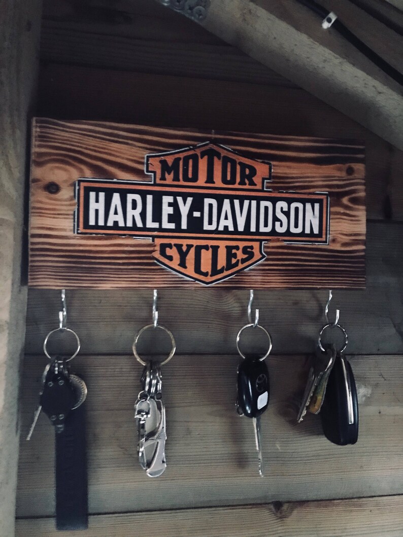 Harley Davidson key hanger / Rack Etsy
