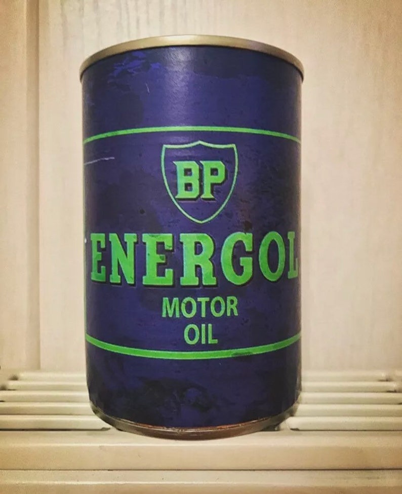 BP vintage motor oil latas rustic gasolina motoring lata puede | Etsy